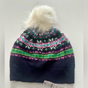 Talbots Fair Isle Beanie - New!